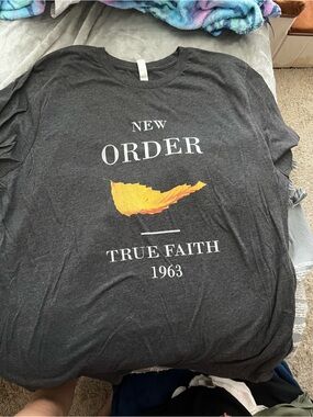 🎵🎵2/$40 band tee New Order 'True Faith 1983' Graphic Tee